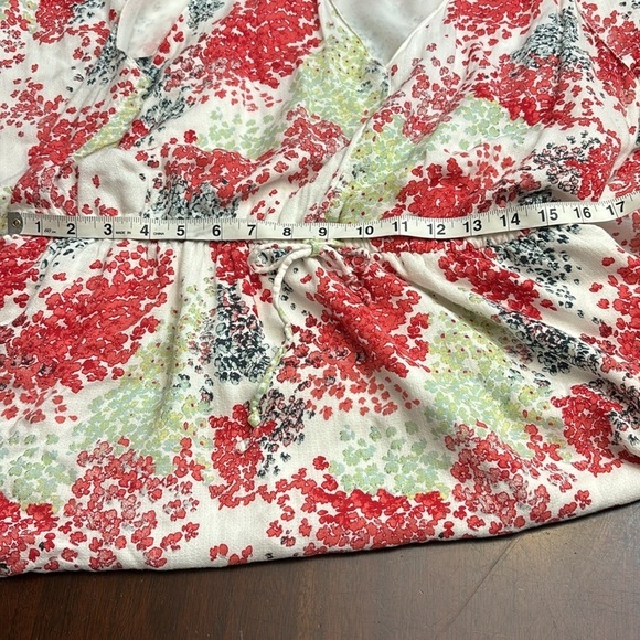 Lucky Brand Low V -Neck Drawstring Waist Fully Lined Sleeveless  Maxi Dress XL - Picture 8 of 11